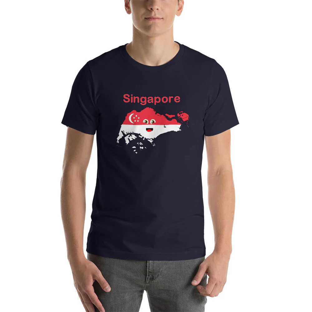 Singapore-Short-Sleeve Unisex T-Shirt - Image 4