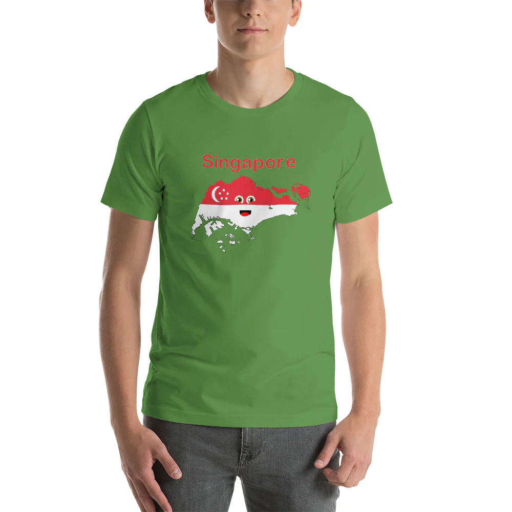 Singapore-Short-Sleeve Unisex T-Shirt - Image 5