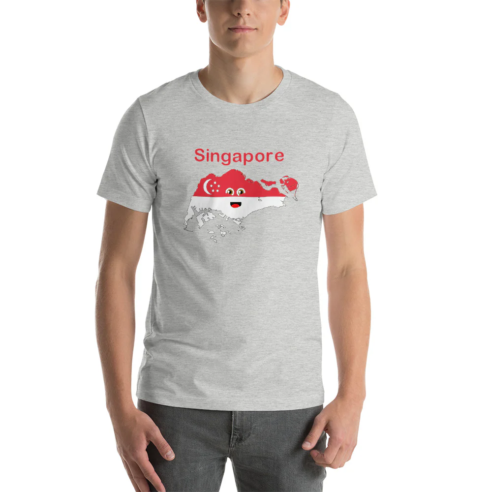 Singapore-Short-Sleeve Unisex T-Shirt - Image 6