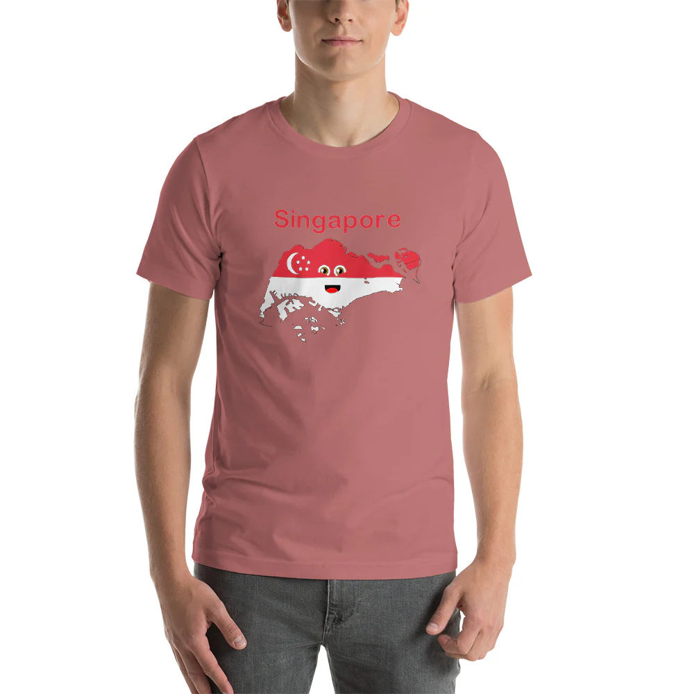 Singapore-Short-Sleeve Unisex T-Shirt - Image 7