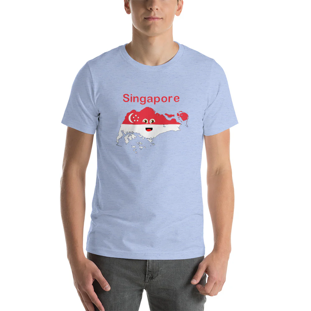 Singapore-Short-Sleeve Unisex T-Shirt - Image 8