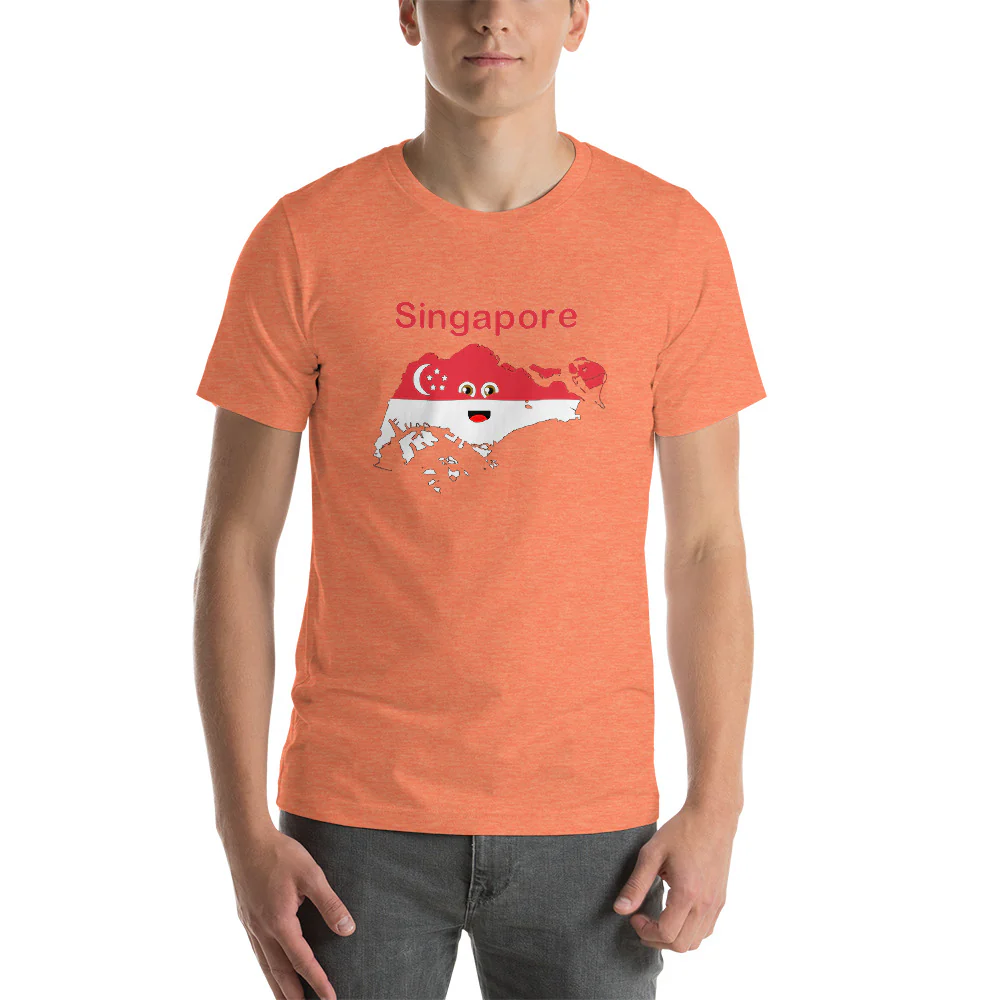 Singapore-Short-Sleeve Unisex T-Shirt - Image 9