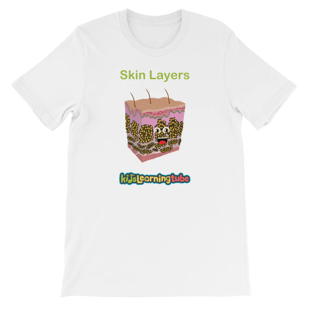 'Skin Layers' Adult Unisex Short-Sleeve T-Shirt