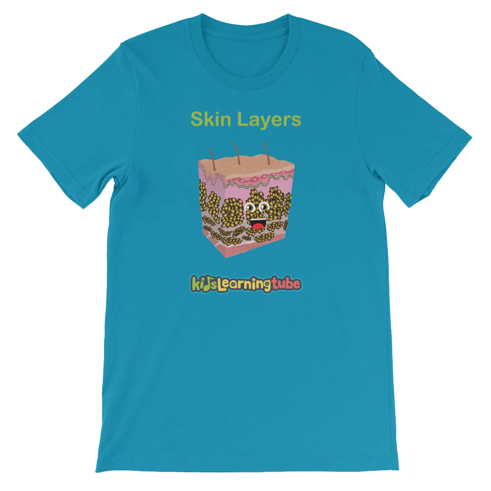 'Skin Layers' Adult Unisex Short-Sleeve T-Shirt - Image 10
