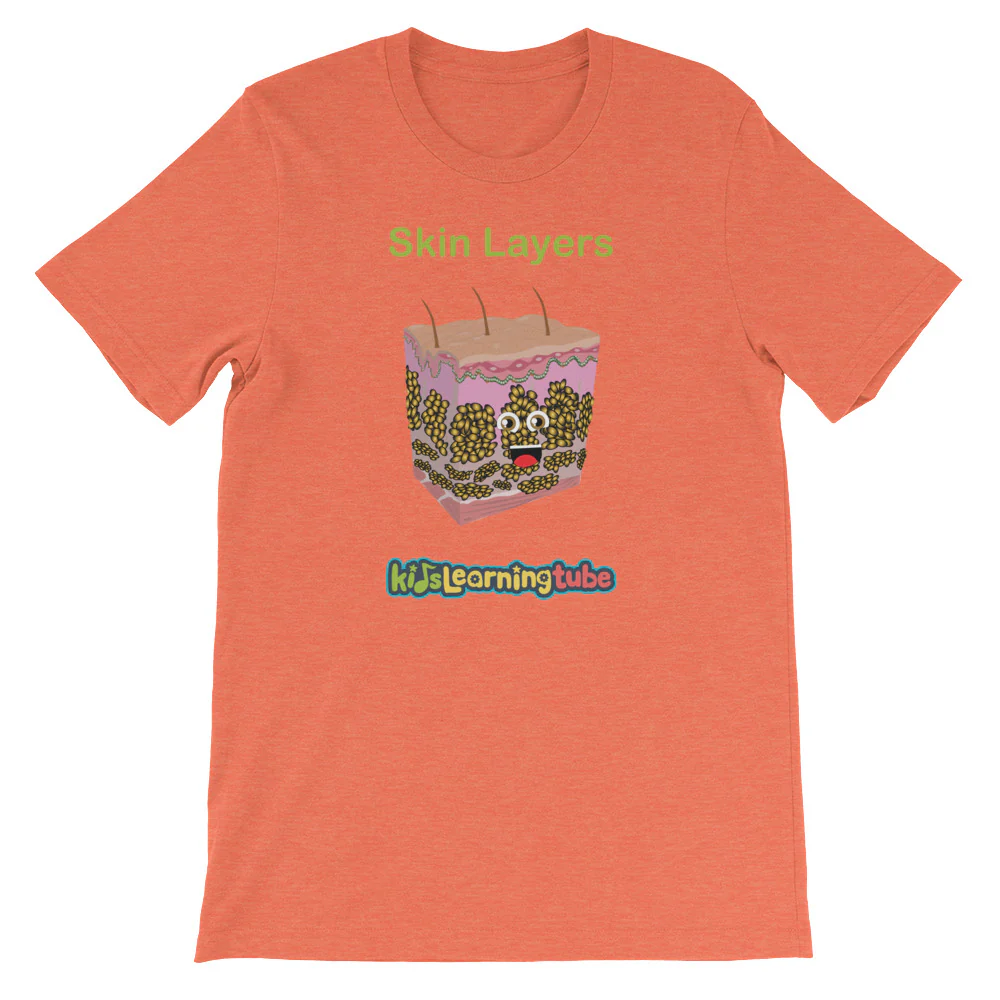 'Skin Layers' Adult Unisex Short-Sleeve T-Shirt - Image 11