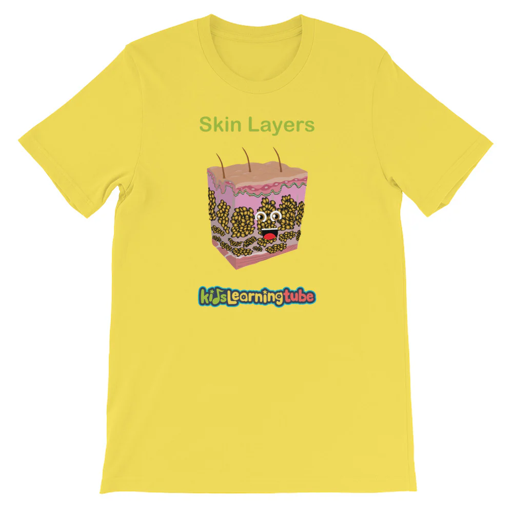 'Skin Layers' Adult Unisex Short-Sleeve T-Shirt - Image 12