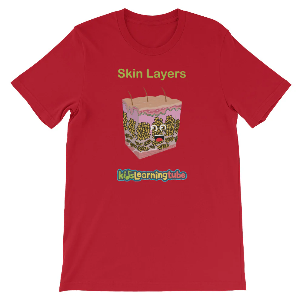 'Skin Layers' Adult Unisex Short-Sleeve T-Shirt - Image 13