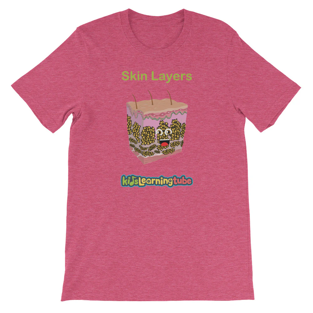 'Skin Layers' Adult Unisex Short-Sleeve T-Shirt - Image 14