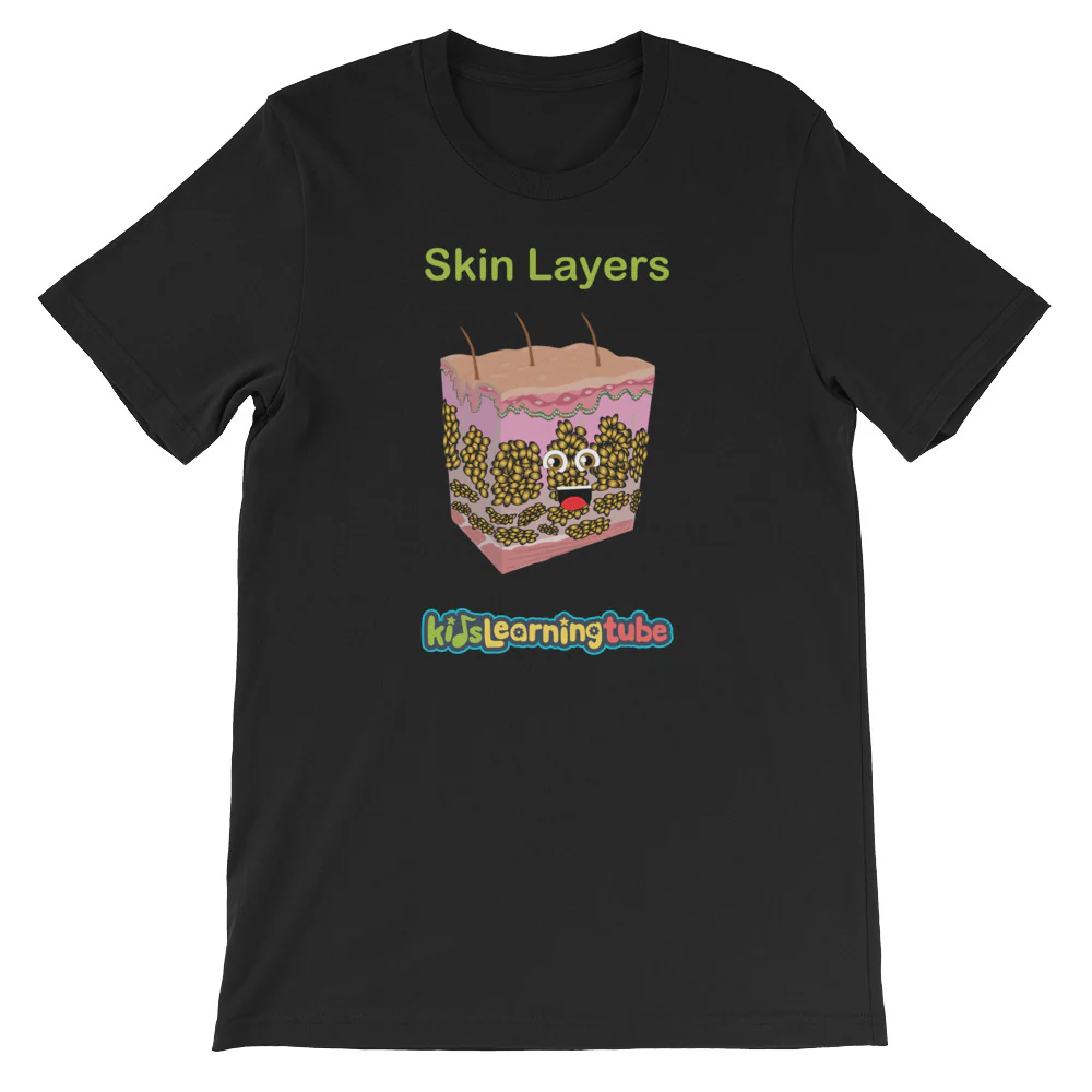'Skin Layers' Adult Unisex Short-Sleeve T-Shirt - Image 2