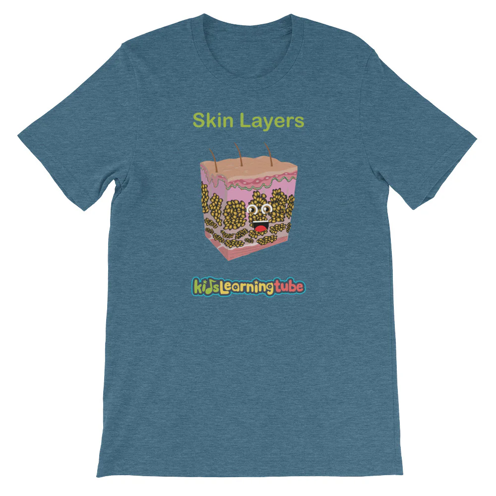 'Skin Layers' Adult Unisex Short-Sleeve T-Shirt - Image 3