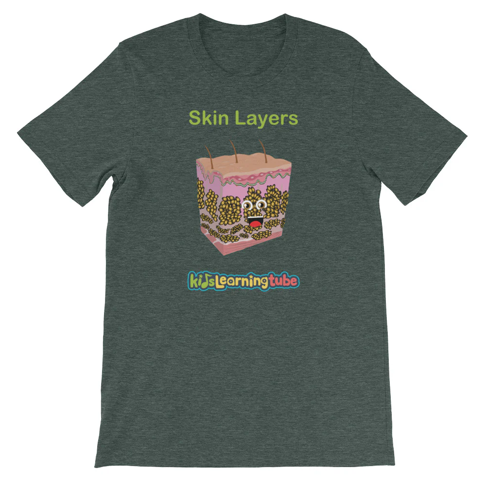 'Skin Layers' Adult Unisex Short-Sleeve T-Shirt - Image 4