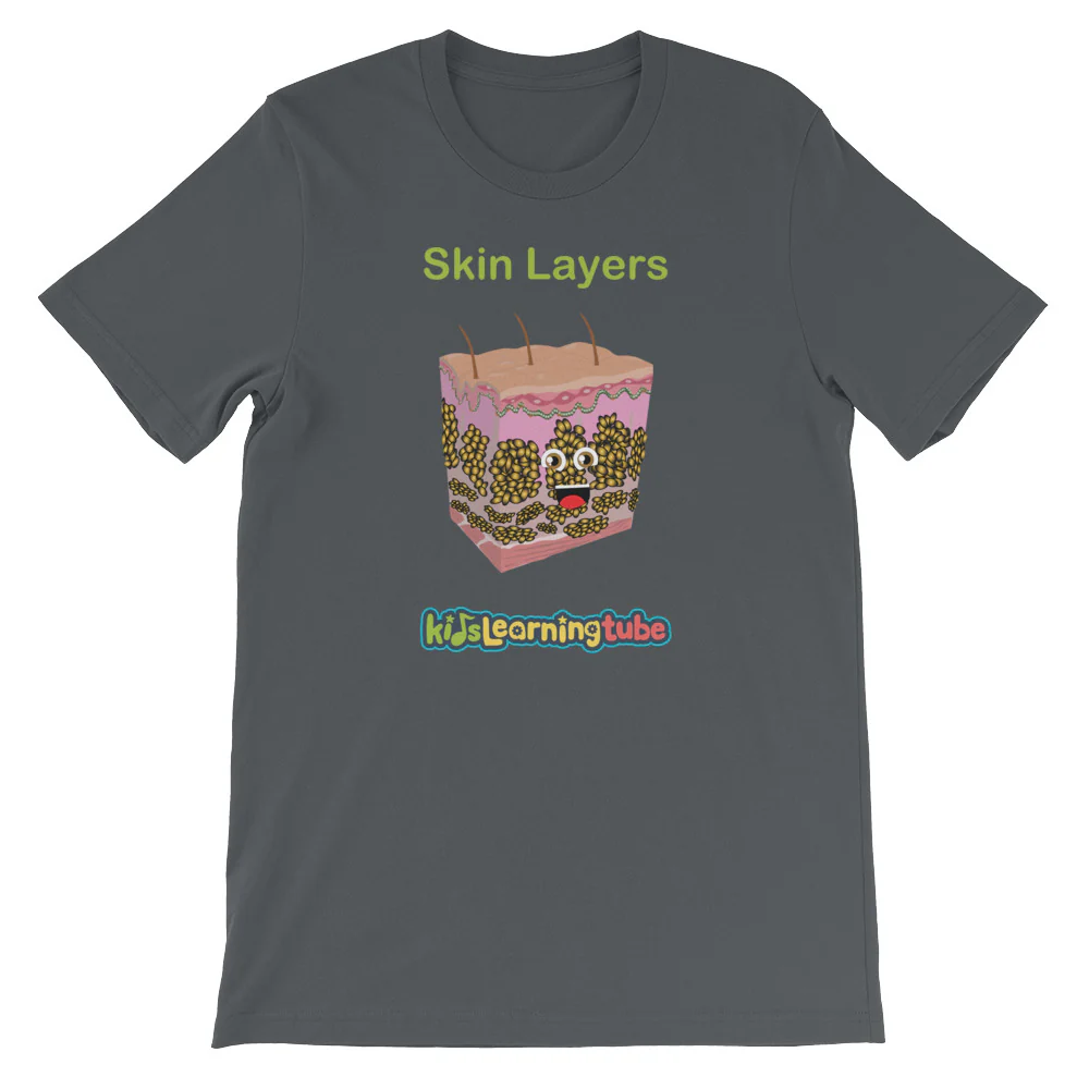 'Skin Layers' Adult Unisex Short-Sleeve T-Shirt - Image 5