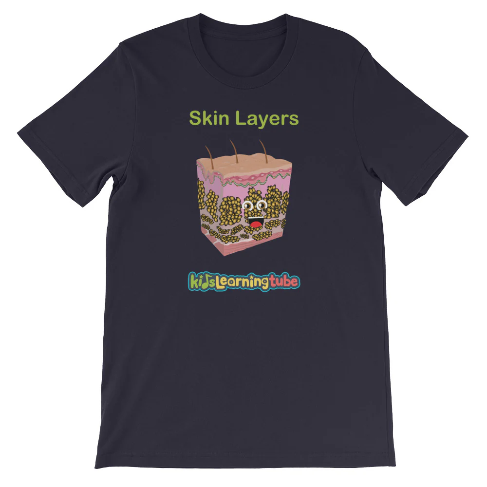 'Skin Layers' Adult Unisex Short-Sleeve T-Shirt - Image 6