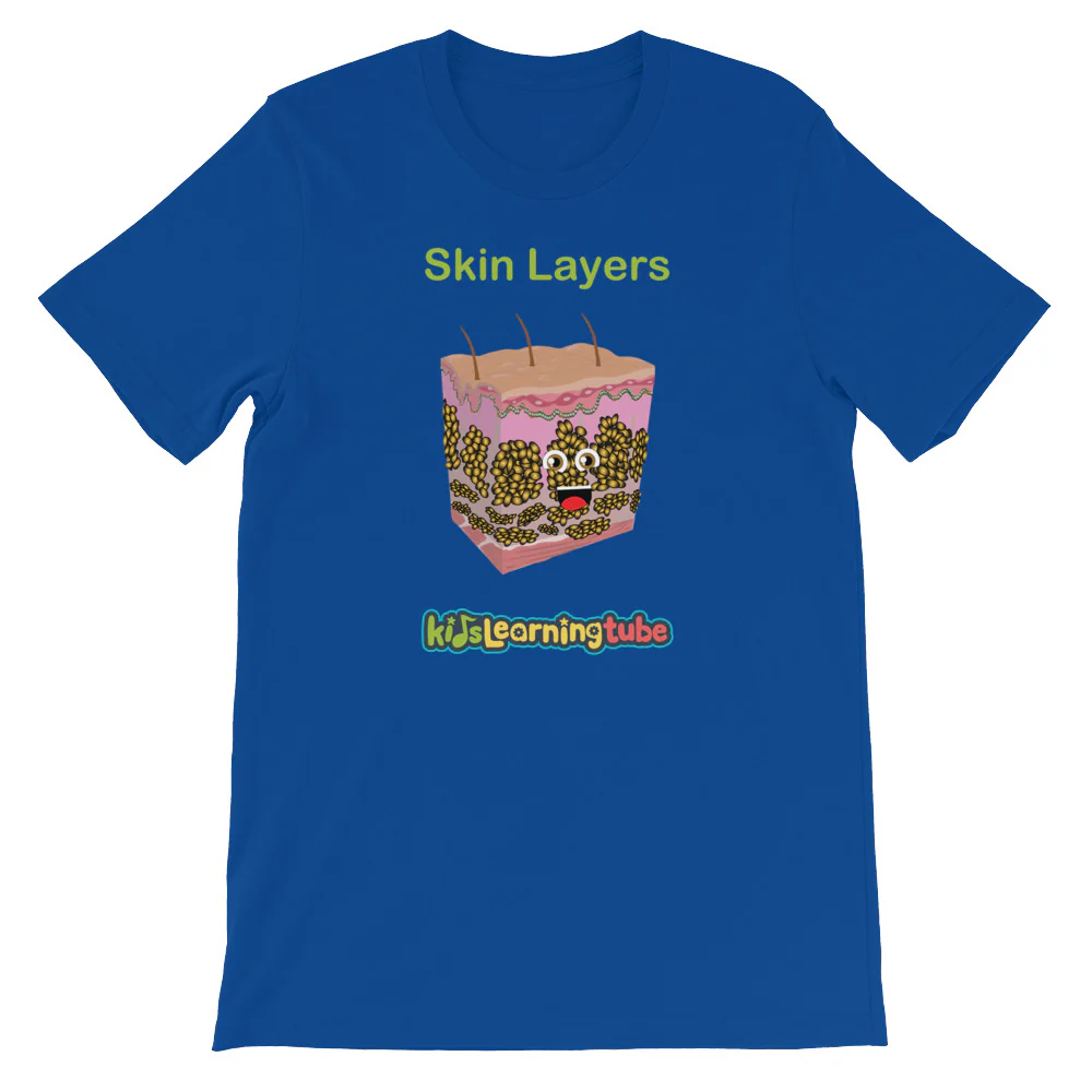 'Skin Layers' Adult Unisex Short-Sleeve T-Shirt - Image 9