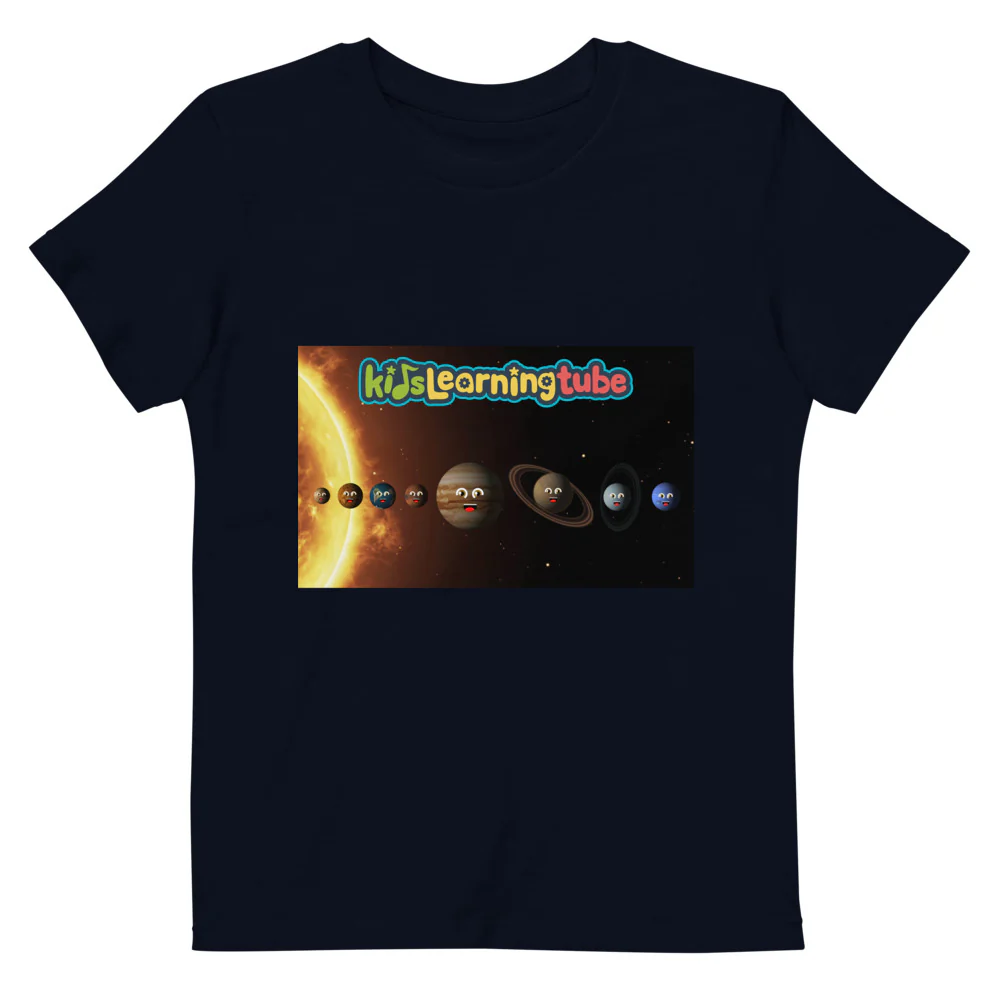 Solar System - Organic cotton kids t-shirt - Image 2