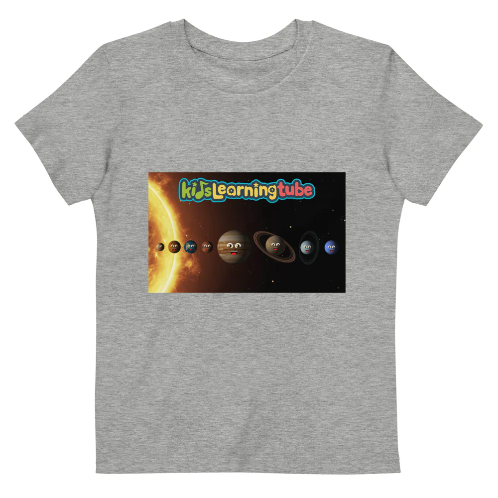 Solar System - Organic cotton kids t-shirt - Image 4