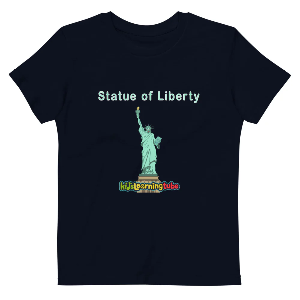 Statue of Liberty - Organic cotton kids t-shirt - Image 2