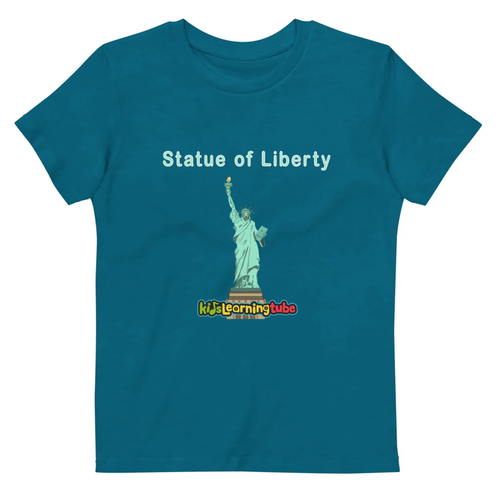 Statue of Liberty - Organic cotton kids t-shirt - Image 3