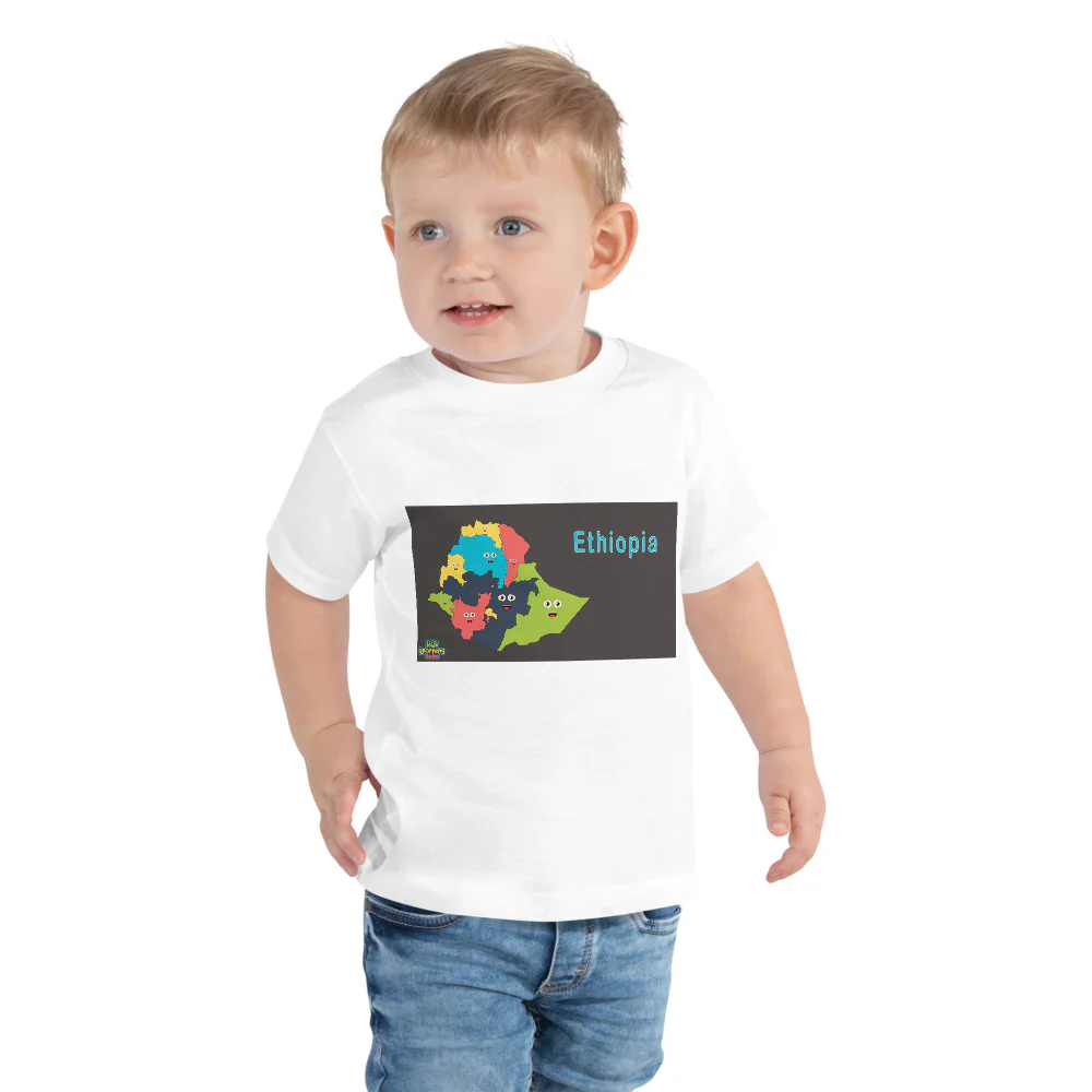 Ethiopia -Toddler Short Sleeve Tee - Image 4