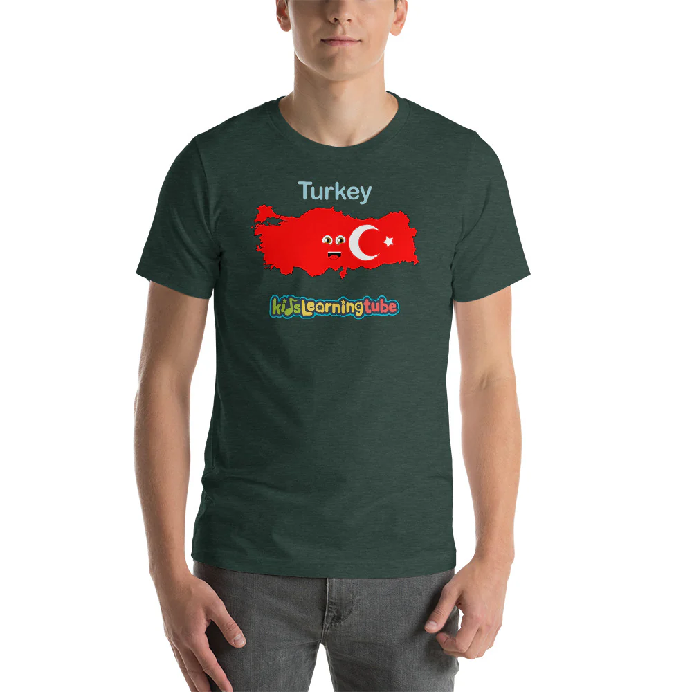 Turkey Short-Sleeve Unisex T-Shirt - Image 3